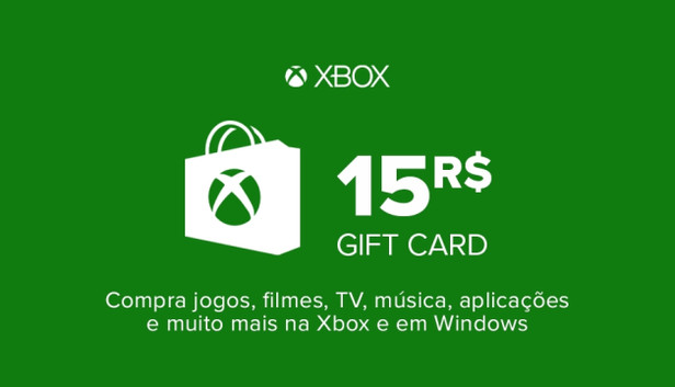 Microsoft Store Carte cadeau Xbox Live 15 BRL