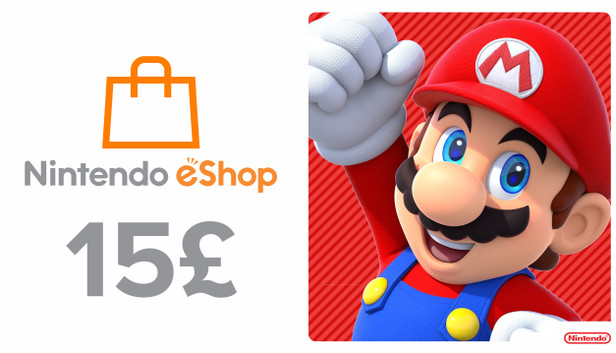 Nintendo Eshop Carte eShop 15£