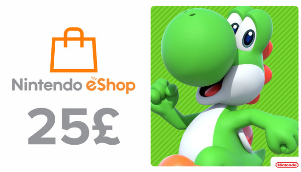 Nintendo Eshop Carte eShop 25£