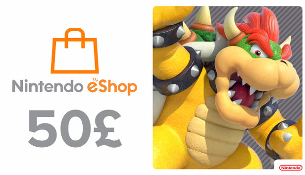 Nintendo Eshop Carte eShop 50£