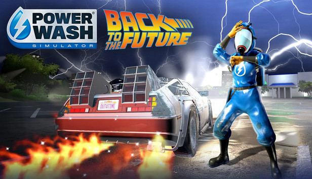 Steam PowerWash Simulator – Back to the Future Special Pack