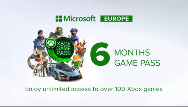 Microsoft Store Xbox Game Pass 6 Mois