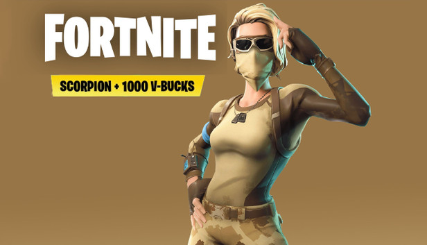 PlayStation Store Fortnite Scorpion Skin + 1000 V-Bucks