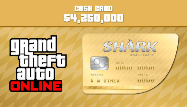 PlayStation Store Grand Theft Auto Online: Whale Shark Cash Card PS4