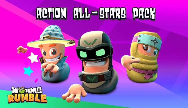 Steam Worms Rumble - Action All-Stars Pack